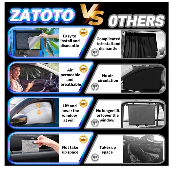 Car Window Sunshield - Picture 5 of 8